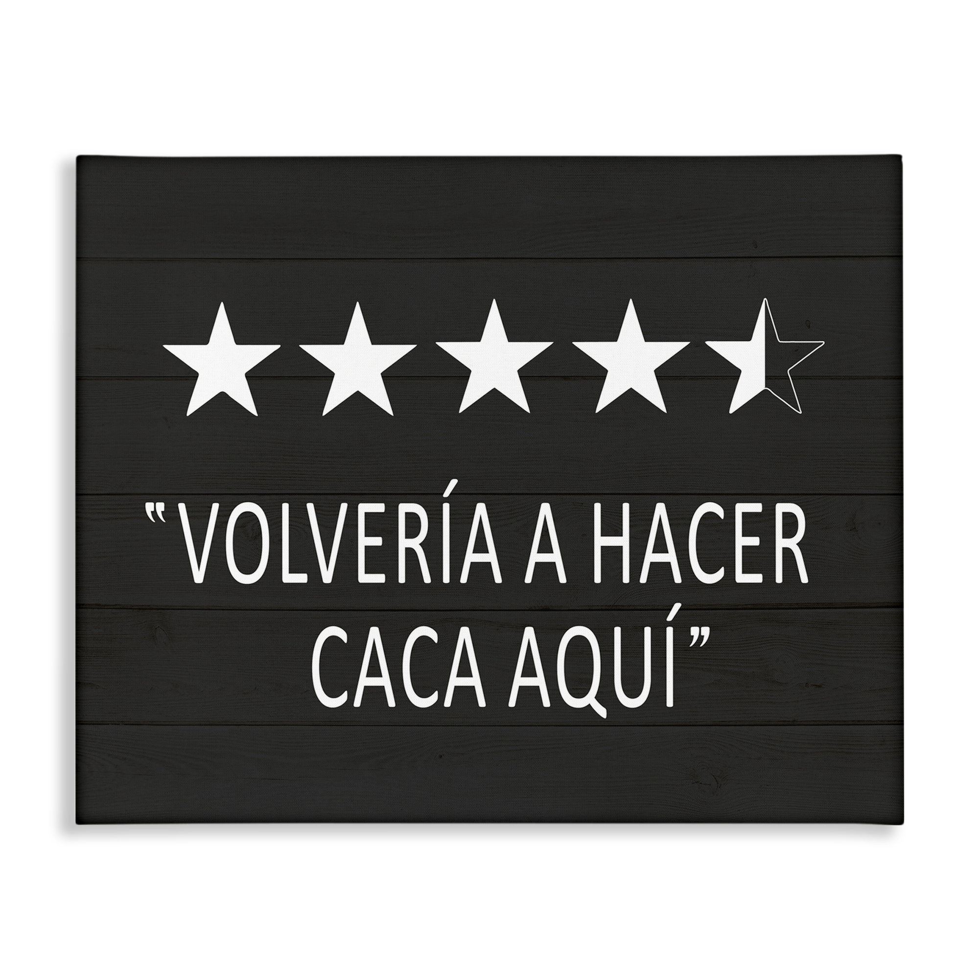 Stupell Industries Baño Cinco Estrellas Bath & Laundry Painting Wrapped Canvas Art Print Wall Art, 20 x 16