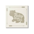 thumbnail image 1 of Stupell Industries Baby Bear Cave Animal Sign Graphic Art Gallery Wrapped Canvas Print Wall Art, Design by Lil' Rue, 1 of 7