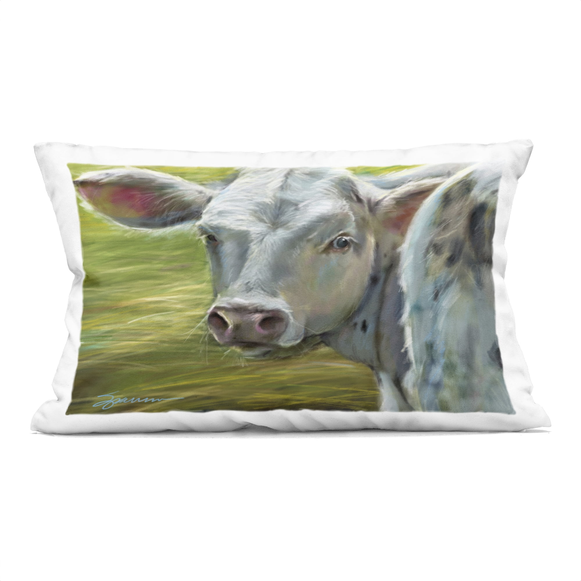 Stupell Industries Baby Bessie Portrait Decorative Printed Throw Pillow, design by Mary Sparrow