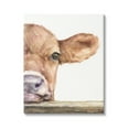 thumbnail image 1 of Stupell Industries Baby Calf Cow Resting Head Up-Close Rural Painting Gallery Wrapped Canvas Print Wall Art, Design by George Dyachenko, 1 of 7