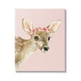 thumbnail image 1 of Stupell Industries Baby Deer Flower Crown Animals & Insects Painting Gallery Wrapped Canvas Art Print Wall Art, 16 x 20, 1 of 8