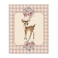 thumbnail image 1 of Stupell Industries Cottage Baby Deer Pink Gingham Canvas Art, 16 x 20, by LSR Design Studio, 1 of 8