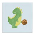 thumbnail image 1 of Stupell Industries Contemporary Baby Dino & Basketball Canvas Art, 17 x 17, by Lucille Price, 1 of 8