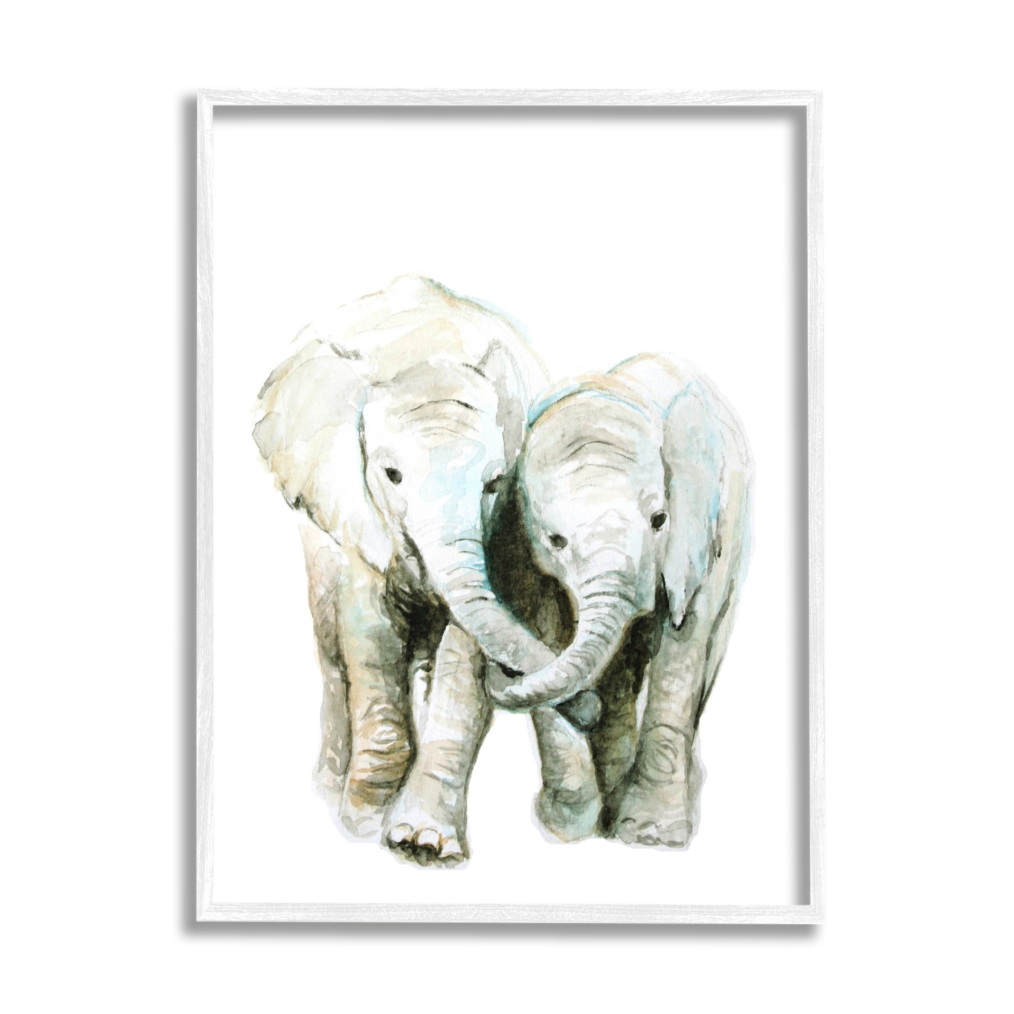Patchwork Elephant With Numbers Wall Plaque For Kids Room - Nursery Decor By Stupell - View #4