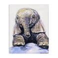 thumbnail image 1 of Stupell Industries Farmhouse Baby Elephant Small Trunk Adorable Safari Animal Canvas Art, 36 x 48, by George Dyachenko, 1 of 7
