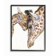 thumbnail image 1 of Stupell Industries Baby Giraffe Family Animal Watercolor Painting Framed Giclee Texturized Art by George Dyachenko, 1 of 3