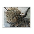 thumbnail image 1 of Stupell Industries Baby Highland Cattle Portrait Rustic Rain P. Drip, 14 x 11, Design by Kamdon Kreations, 1 of 7