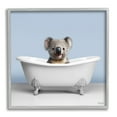 thumbnail image 1 of Stupell Industries Baby Koala in Bathtub Animals & Insects Painting Gray Framed Art Print Wall Art, 24 x 24, 1 of 9