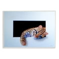 thumbnail image 1 of Stupell Industries Baby Ocelot Cat Relaxing Paw Dark Mysterious Space Painting Unframed Art Print Wall Art, Design by Alan Weston, 1 of 5
