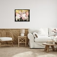 thumbnail image 1 of Stupell Industries Baby Pigs Animal Yellow Watercolor Painting Jet Black Framed Floating Canvas Wall Art, 24x30, by George Dyachenko, 1 of 5
