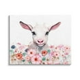 thumbnail image 1 of Stupell Industries Baby Sheep & Pink Flowers Animals & Insects Painting Gallery Wrapped Canvas Art Print Wall Art, 48 x 36, 1 of 8