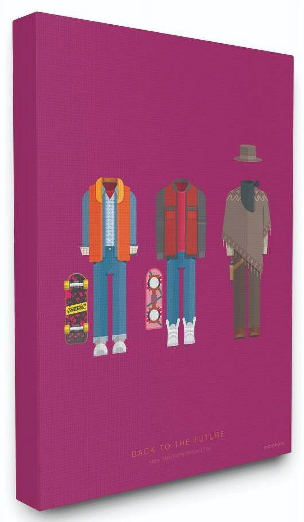 Stupell Industries Back To The Future Famous People Characters Fashion Design Canvas Wall Art by Fred Birchal