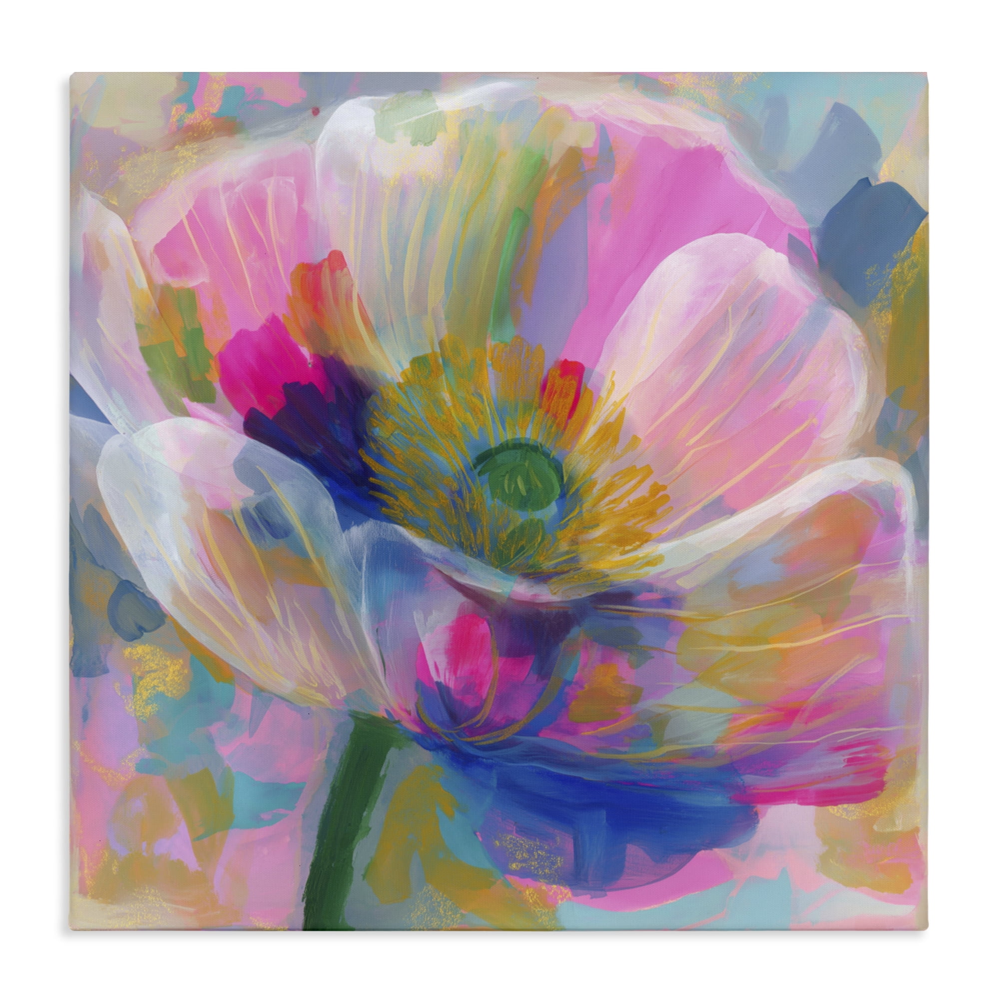 Stupell Industries Backlit Kaleidoscopic Poppy Canvas Wall Art, design by Chromatic Storm Studio
