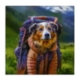 thumbnail image 1 of Stupell Industries Eclectic Backpacking Hiker Dog Canvas Art, 30 x 30, by Sean Parnell, 1 of 8