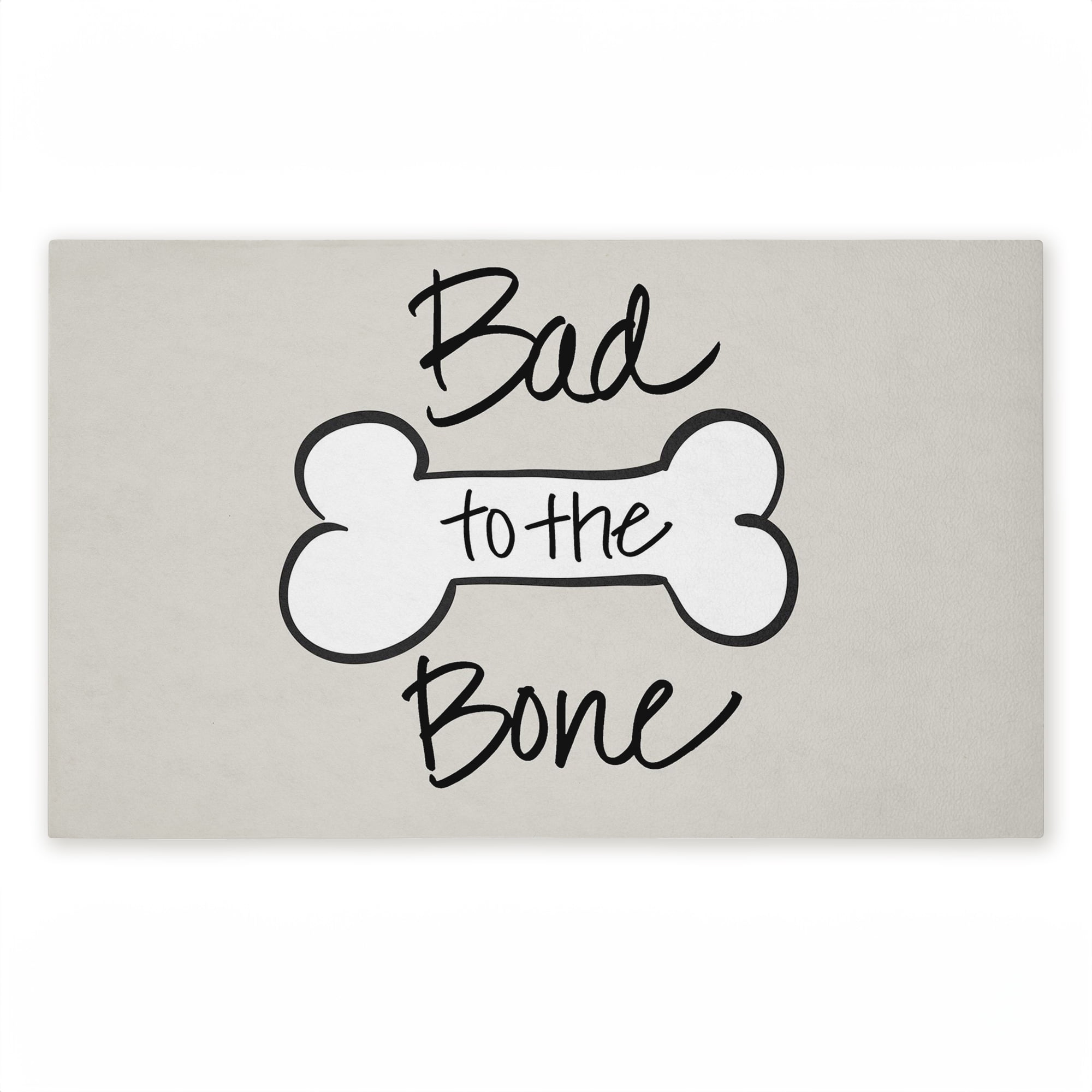 Stupell Industries Bad To The Bone Printed Outdoor Door Floor Mat, design by SunDance Group LLC