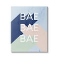 thumbnail image 1 of Stupell Industries Bae Bold Pop Typography Phrase Distressed Pattern, 16 x 20, Design by Daphne Polselli, 1 of 6