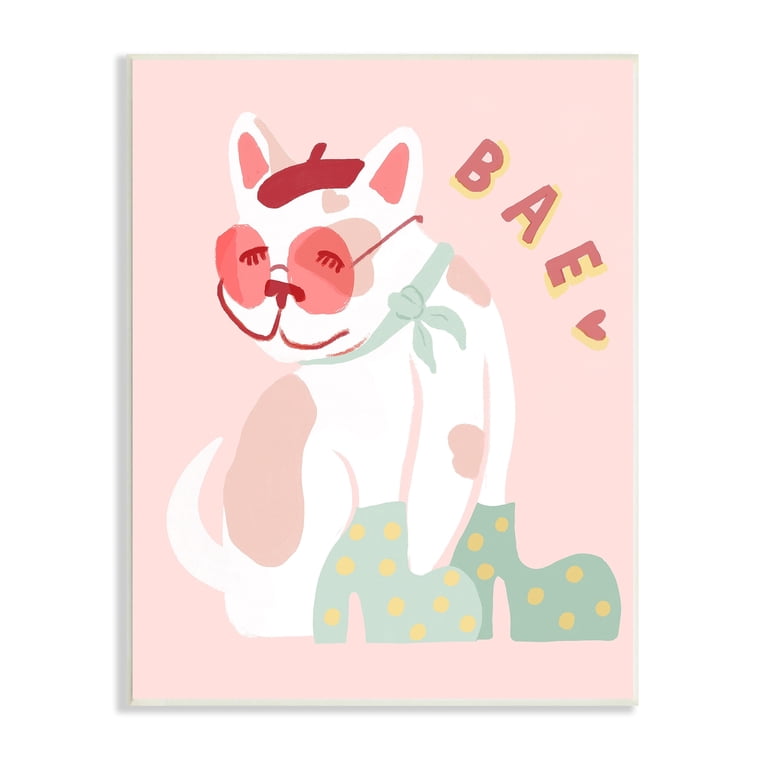 Stupell Industries French Bulldog Beret Wall Plaque  display picture 3