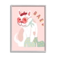 thumbnail image 1 of Stupell Industries Bae Heart Sentiment Parisian French Bulldog Beret Hat, 24 x 30, Design by Daphne Polselli, 1 of 5