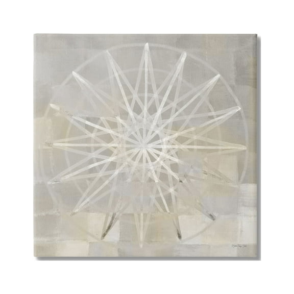 Stupell Industries Balanced Linear Fractal Design Modern Square Pattern Graphic Art Gallery Wrapped Canvas Print Wall Art, Design by Stellar Design Studio