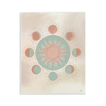 Stupell Industries Balanced Lunar Moon Phases Astrology & Stars Painting Unframed Art Print Wall Art, 11 x 14