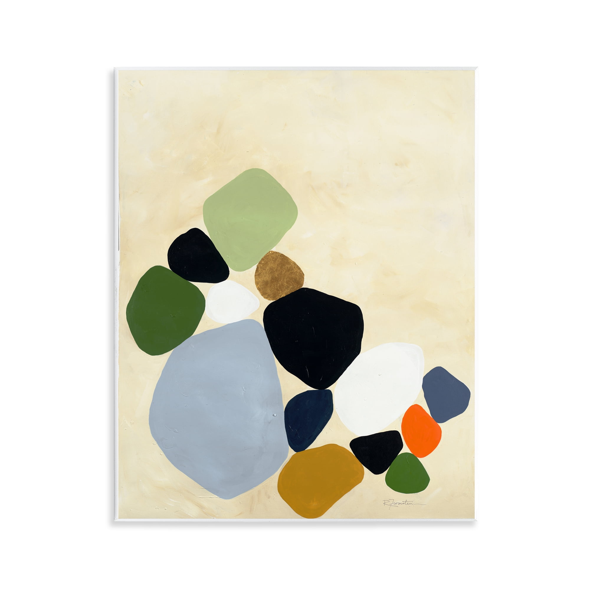 Stupell Industries Balanced Shapes Cluster Wall Plaque Art, design by Ruth Fromstein