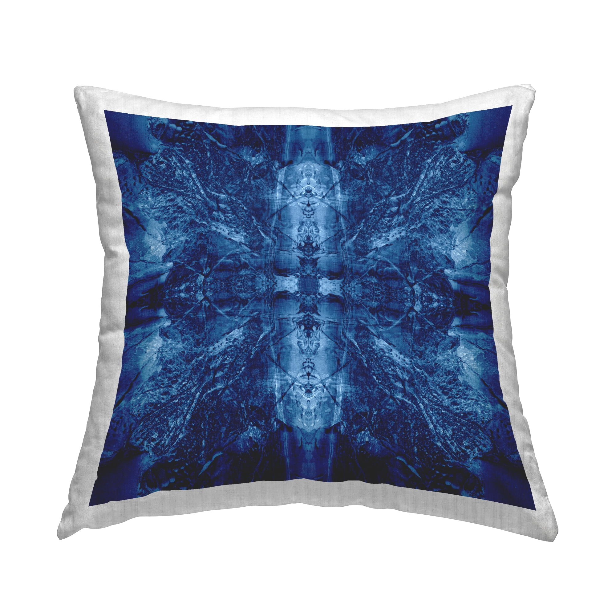 Stupell Industries Balanced Tie Dye Pattern Decorative Printed Throw Pillow Design by El Perkin.