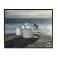 thumbnail image 1 of Stupell Industries Rustic Lodge Balancing Sea Glass Pebbles Black Framed Giclee Art, 14 x 11, by LMarie Allen, 1 of 8