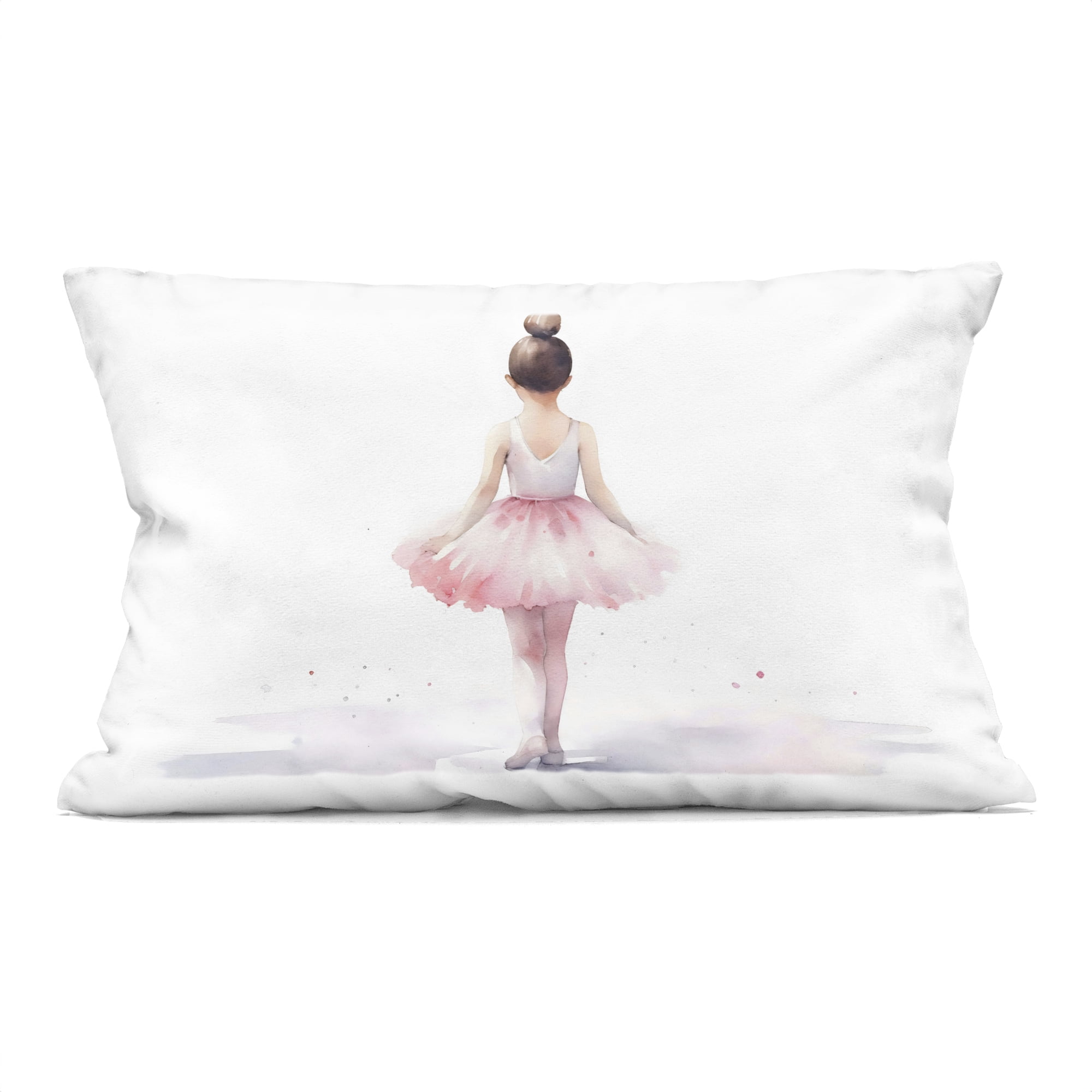 Stupell Industries Ballerina Facing Away Decorative Printed Throw Pillow, design by Creative Studio