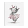 thumbnail image 1 of Stupell Industries Cottage Ballerina Rhino in Pink Tutu Canvas Art, 16 x 20, by LSR Design Studio, 1 of 8