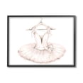 thumbnail image 1 of Stupell Industries Ballerina Tutu on Hanger Pink Ballet Dance Outfit, 16 x 20, Designed by Studio Q, 1 of 8