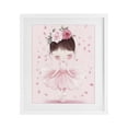 thumbnail image 1 of Stupell Industries Cottage Ballerina With Floral Headdress White Framed Print Under Glass, 13 x 16, by Creative Studio, 1 of 8