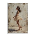 thumbnail image 1 of Stupell Industries Eclectic Ballerina in Soft Light White Framed Giclee Art, 12 x 18, by Creative Studio, 1 of 8