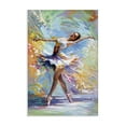 thumbnail image 1 of Stupell Industries Ballerina on Pastel Splatter Entertainment Painting Wrapped Canvas Art Print Wall Art, 30 x 45, 1 of 8