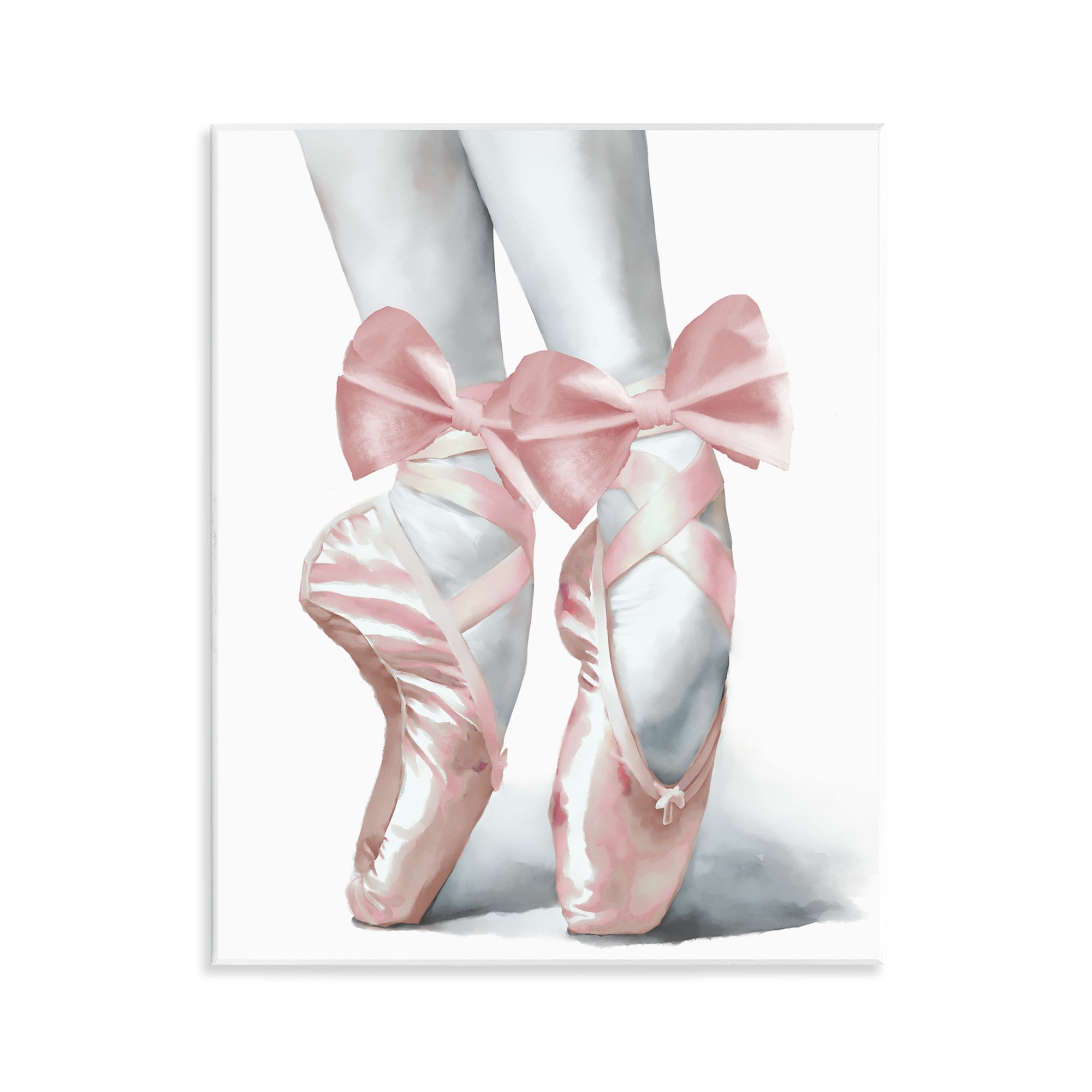 Stupell Industries Ballet Pointe Shoes Wall Plaque Art, design by Elizabeth Medley