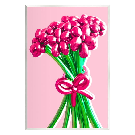 Stupell Industries Balloon Flower Bouquet Abstract Painting Unframed Art Print Wall Art, 10 x 15