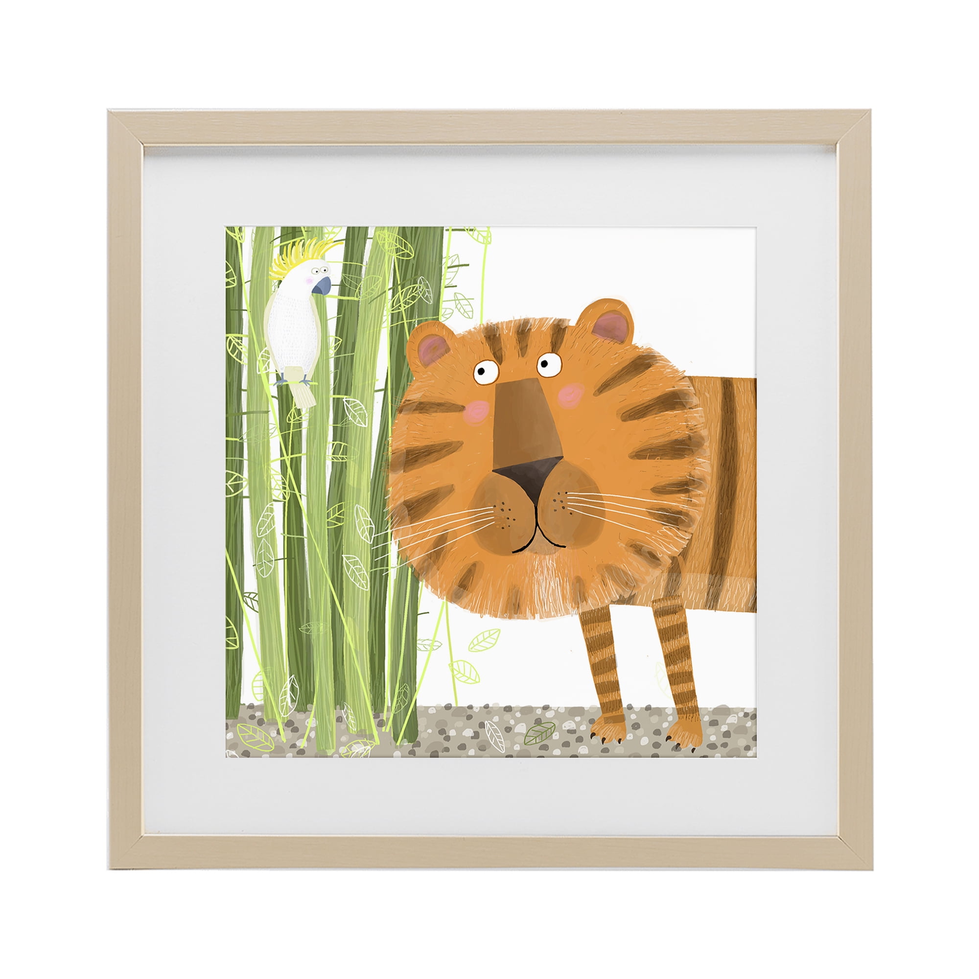 Stupell Industries Bamboo Trees & Tiger Birch Framed Print Under Glass, design by Carla Daly