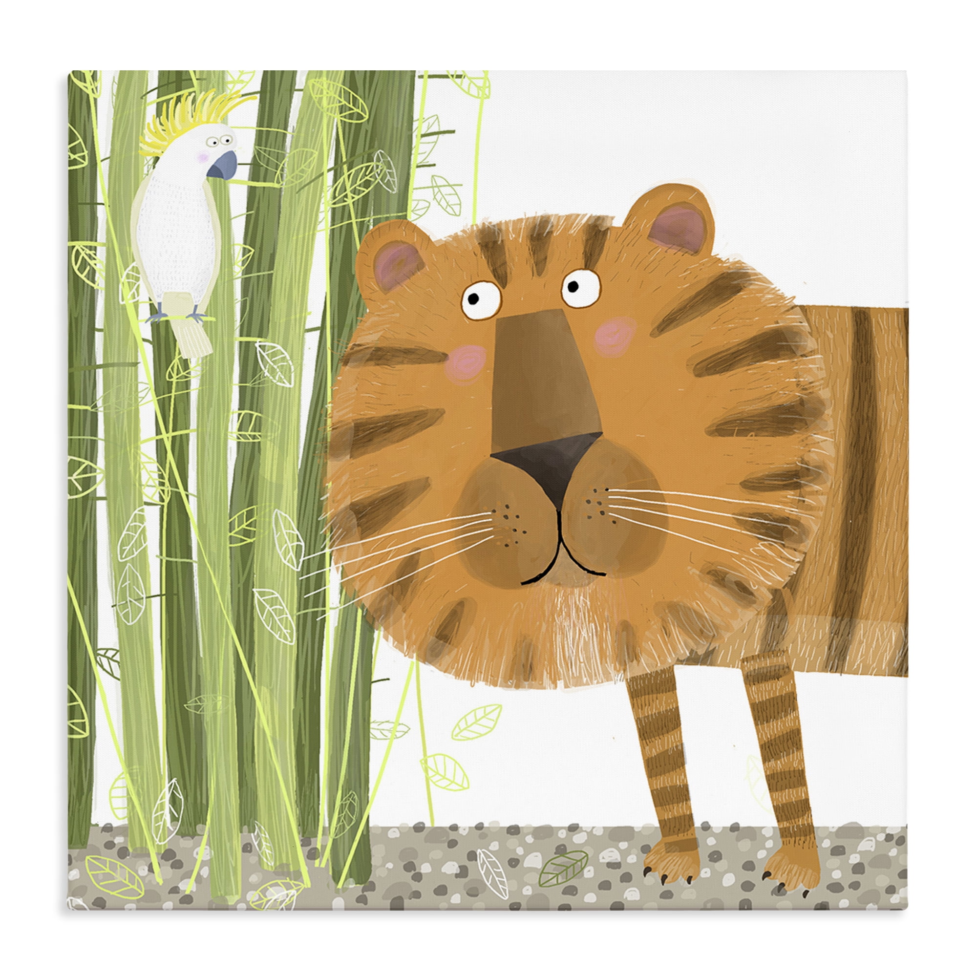 Stupell Industries Bamboo Trees & Tiger Canvas Wall Art, design by Carla Daly
