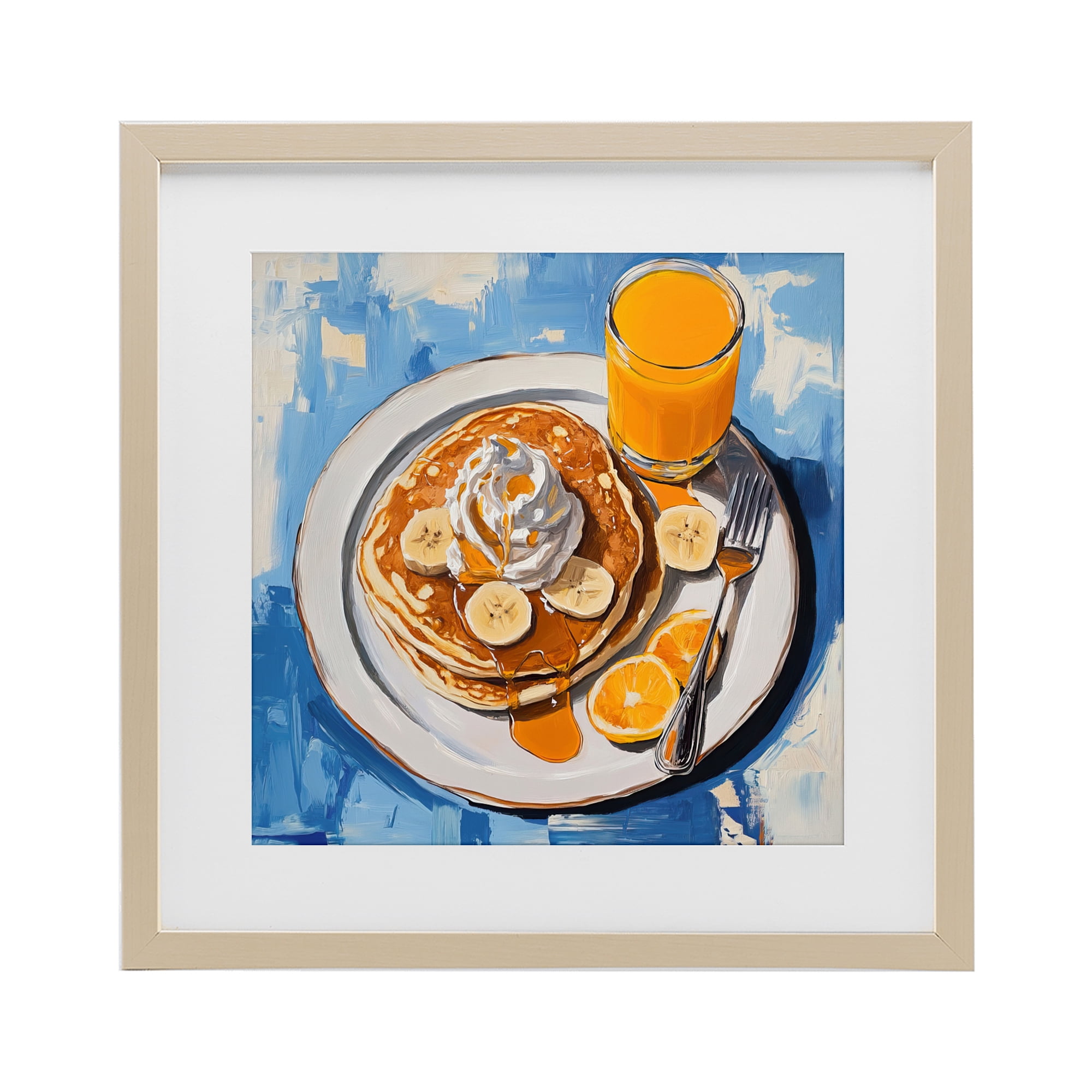 Stupell Industries Banana Bliss Sunshine Birch Framed Print Under Glass, design by Tina LeCour