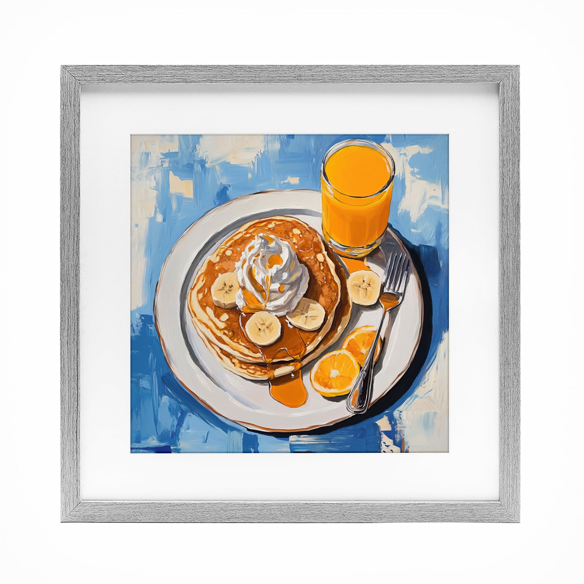 Stupell Industries Banana Bliss Sunshine Gray Framed Print Under Glass, design by Tina LeCour