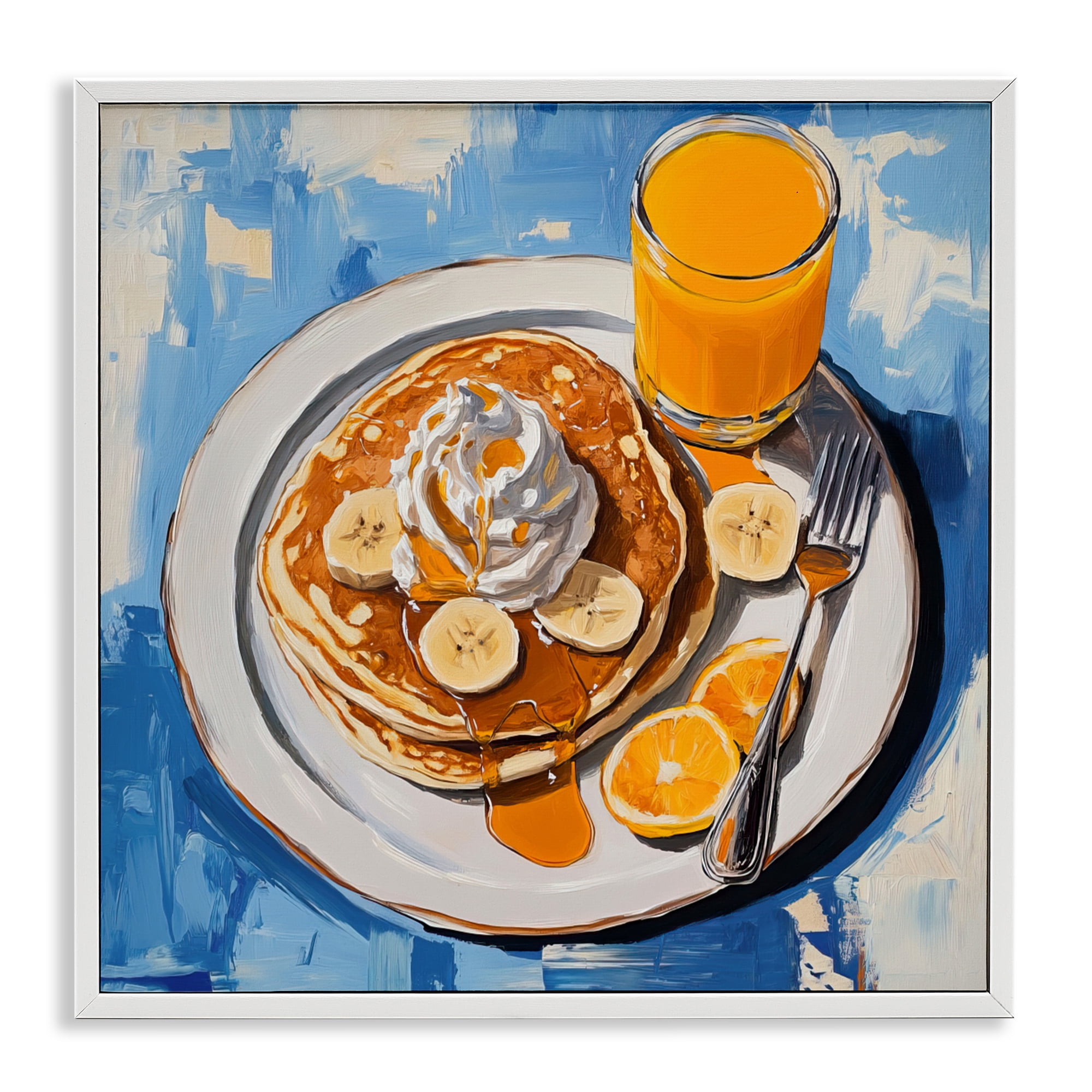 Stupell Industries Banana Bliss Sunshine White Framed Giclee Art, design by Tina LeCour