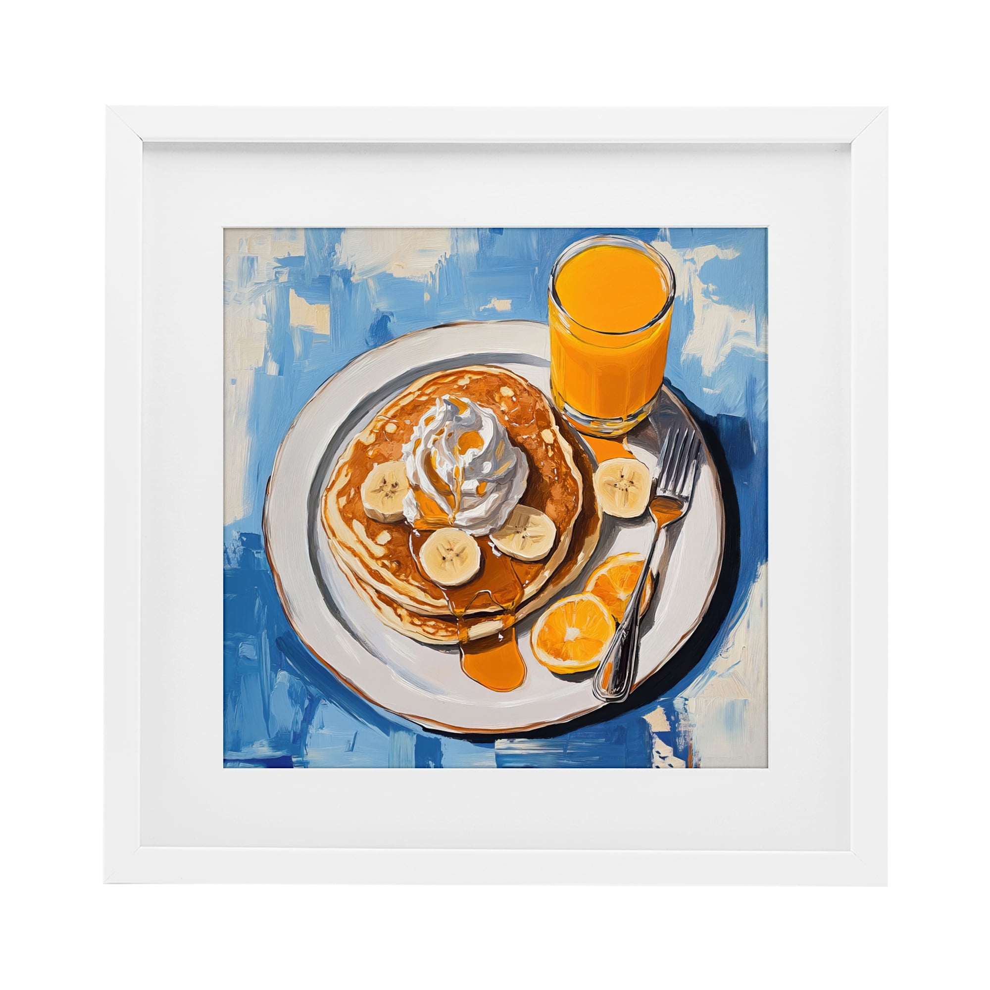 Stupell Industries Banana Bliss Sunshine White Framed Print Under Glass, design by Tina LeCour
