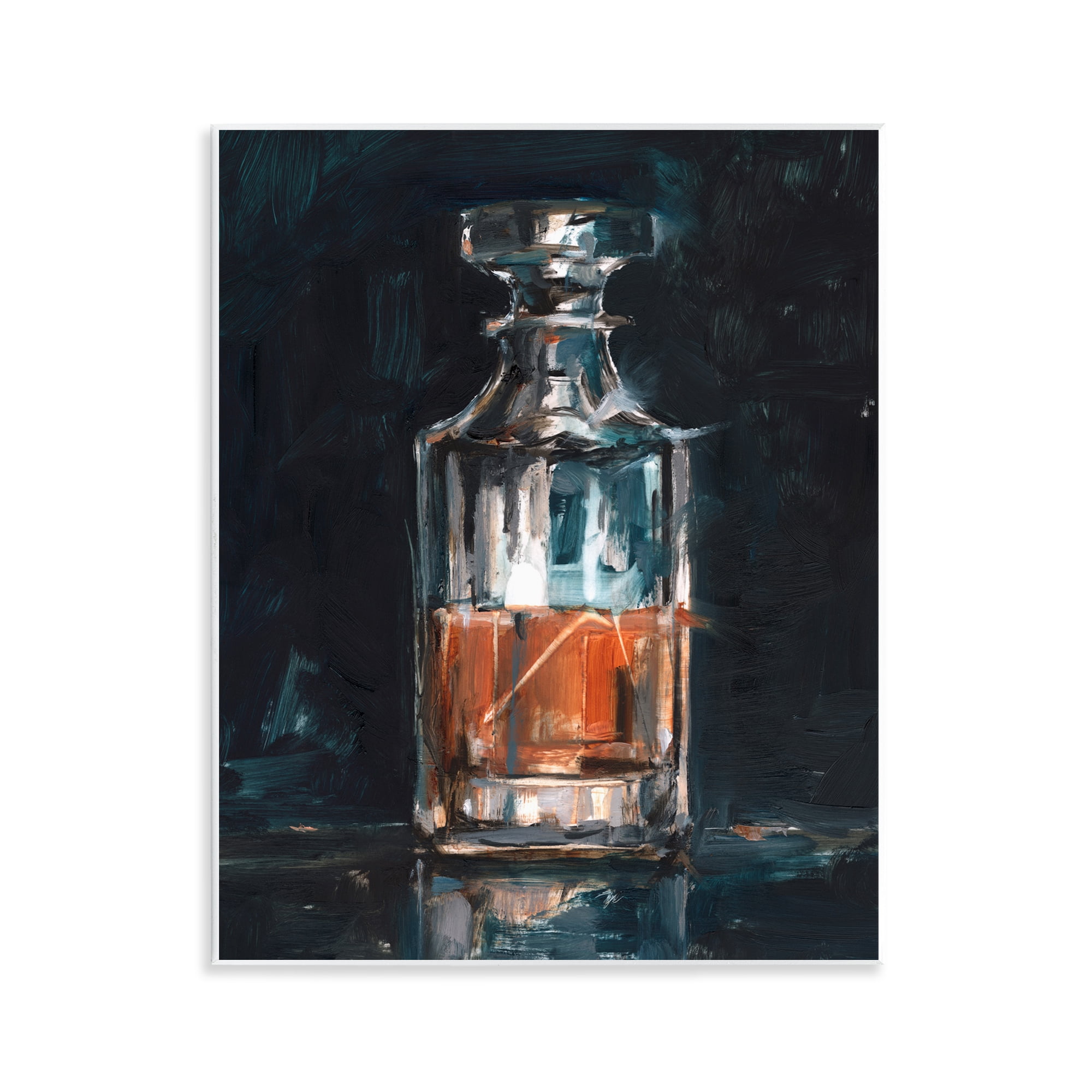 Stupell Industries Bar Whiskey Decanter Food & Beverage Painting Unframed Art Print Wall Art, 11 x 14