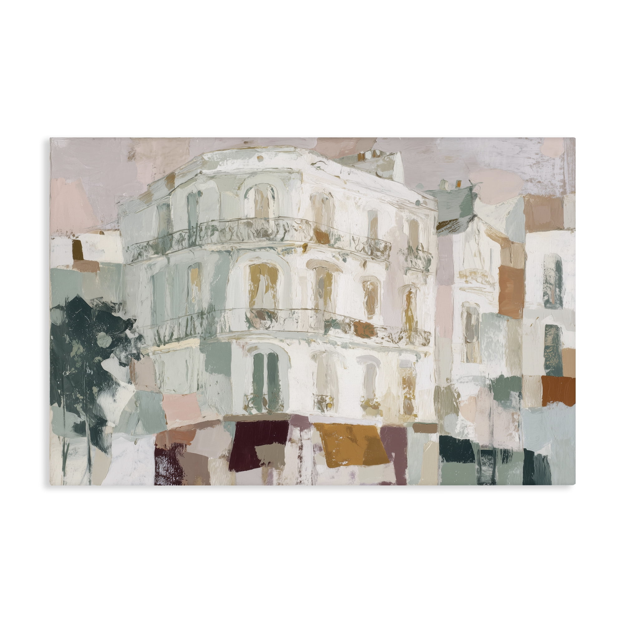 Stupell Industries Barcelona Street Corner Canvas Wall Art, design by Chromatic Storm Studio
