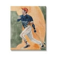 thumbnail image 1 of Stupell Industries Baseball Player Sports Painting Sports Painting Gallery Wrapped Canvas Print Wall Art, 1 of 5