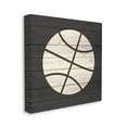 thumbnail image 1 of Stupell Industries Basketball Shape Rustic Sports Country Pattern Sports Painting Gallery Wrapped Canvas Print Wall Art, 30 x 30, 1 of 6