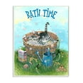 thumbnail image 1 of Stupell Industries Bath Time Funny Cat Cartoon Pet Design Wall Plaque by Gary Patterson, 1 of 5