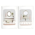 thumbnail image 1 of Stupell Industries Bathroom Interior Bubble Bath Graphic Art Unframed Art Print Wall Art, Set of 2, Design by House Fenway, 1 of 6