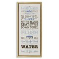 Stupell Industries Bathroom Rules Vintage List Abstract Painting Gold