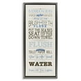 Stupell Industries Bathroom Rules Vintage List Abstract Painting Gray