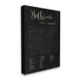 thumbnail image 1 of Stupell Industries Bathroom Word Search Activity over Distressed Black Inspirational Painting Gallery Wrapped Canvas Art Print Wall Art, 16 x 20, 1 of 6